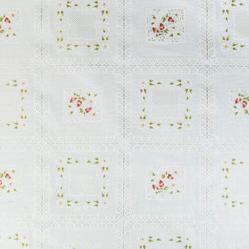 Toalha de Mesa Plástica Coleção Rendeiras 1,00x1,37m - Florença