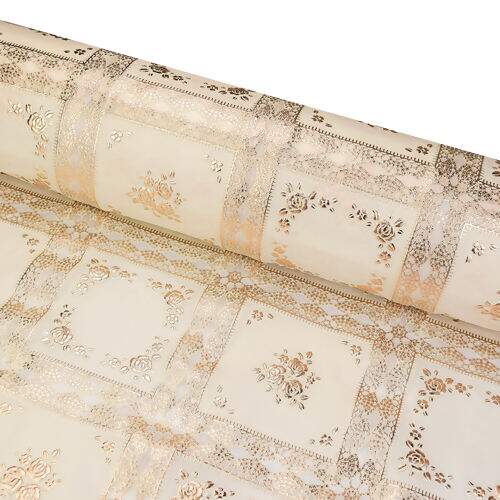 Toalha de Mesa Plástica Coleção Rendeiras 1,00x1,37m - Roma