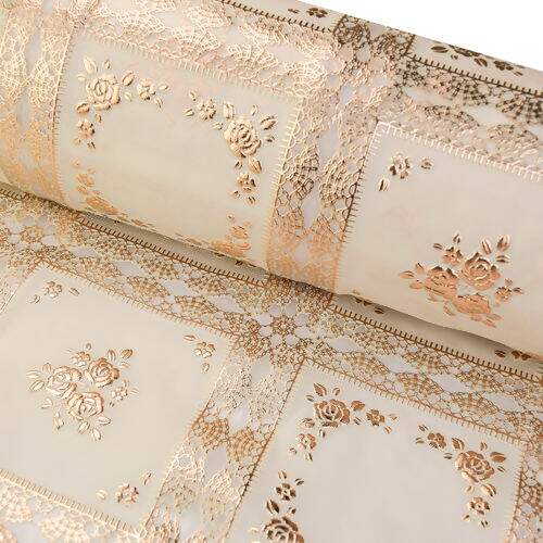 Toalha de Mesa Plástica Coleção Rendeiras 1,00x1,37m - Roma