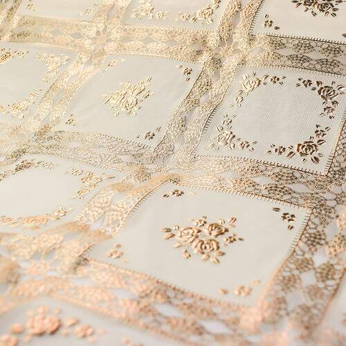 Toalha de Mesa Plástica Coleção Rendeiras 1,00x1,37m - Roma