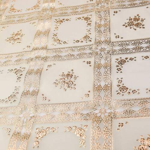 Toalha de Mesa Plástica Coleção Rendeiras 1,00x1,37m - Roma