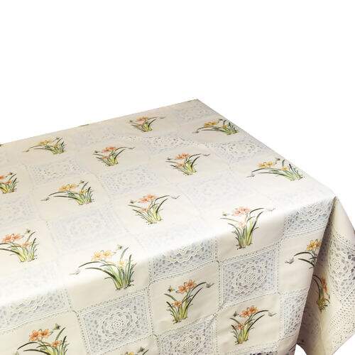 Toalha de Mesa Plástica Coleção Rendeiras 1,00x1,37m - Verona