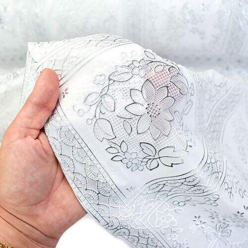 Toalha de Mesa Plástica Coleção Rendeiras 1,00x1,37m - Chessi