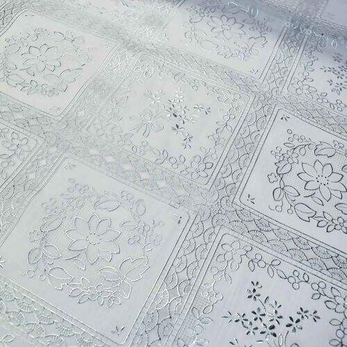 Toalha de Mesa Plástica Coleção Rendeiras 1,00x1,37m - Chessi