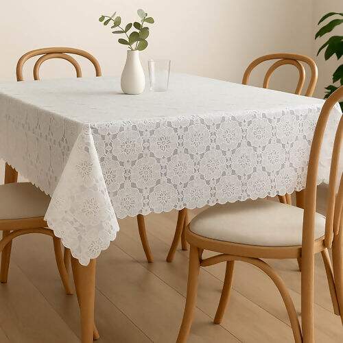 Toalha de Mesa Plástica Coleção Rendeiras 1,00x1,37m - Esther