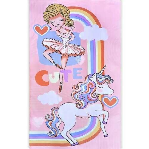 Toalha de Banho Infantil Döhler 70x115cm Fantasia