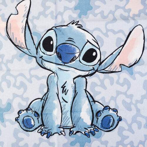 1 Kit Toalha para Lancheira Estampado Stitch com 2 Peças 45x65cm