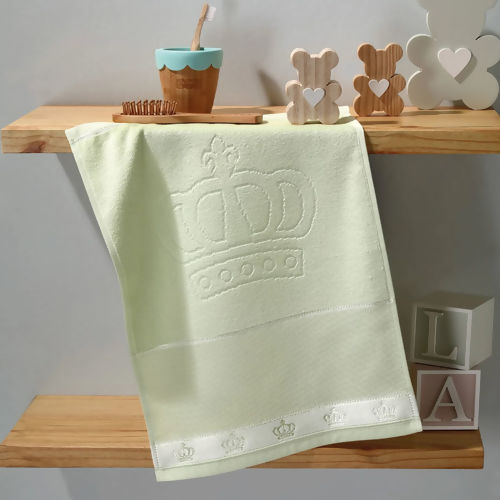 Toalha de Lavabo para Bordar  30x45cm - Baby Classic Cor:10474 - Verde