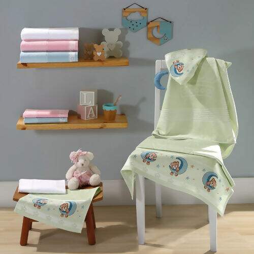 Toalha de Lavabo para Bordar  30x45cm - Baby Classic