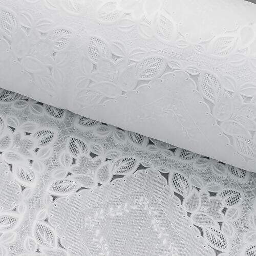 Toalha de Plástico Rendada Moderna Branco 1,00x1,40 mt