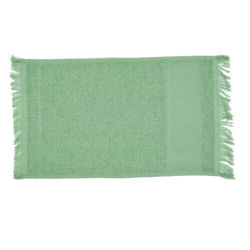 Toalha Social com Franja e Faixa para Bordar 23 x 39 cm - Unidade