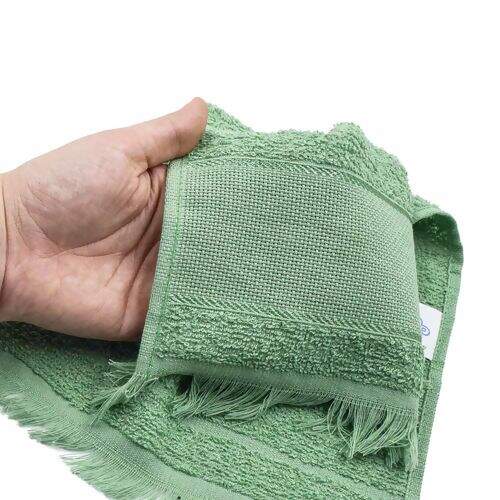 Toalha Social com Franja e Faixa para Bordar 23 x 39 cm - Unidade