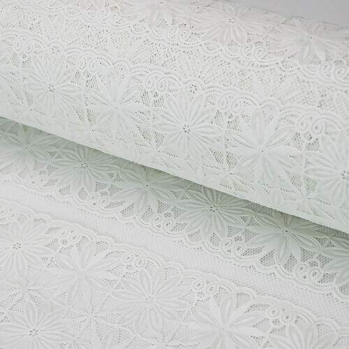 Protetor de Geladeira Plástico Rendado 0,53m Largura - 1 Unidade Cor:Ondas Branco