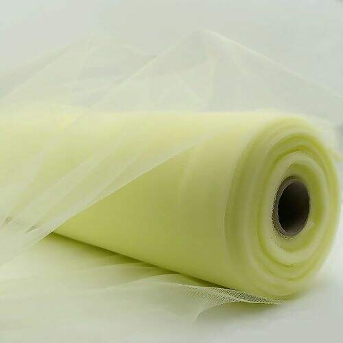 Tecido Tule Amarelo Bebê - 1 Metro