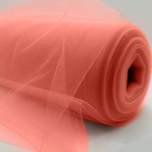 Tecido Tule Coral - 1 Metro