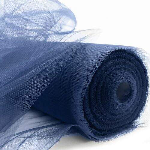 Tecido Tule Azul Marinho - 1 Metro