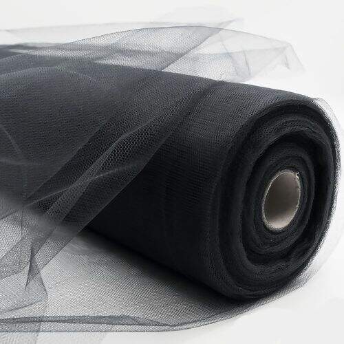 Tecido Tule Preto - 1 Metro