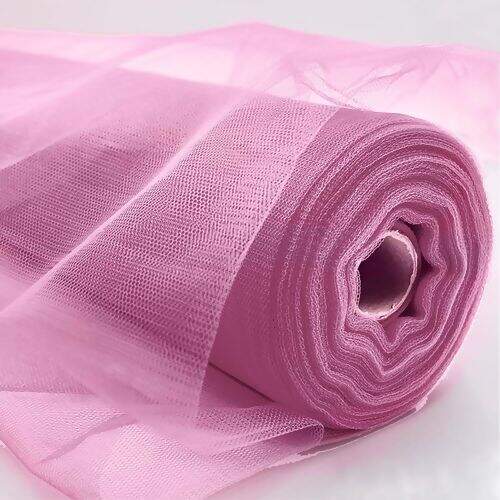 Tecido Tule Rosa Bebê - 1 Metro