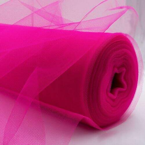 Tecido Tule Pink Sulferino - 1 Metro