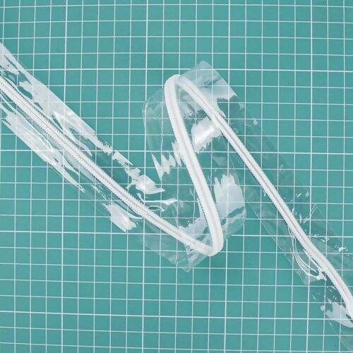 Zíper de Nylon Comum Nº5 Transparente por Metro