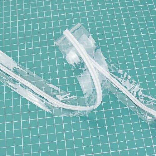 Zíper de Nylon Comum Nº5 Transparente por Metro