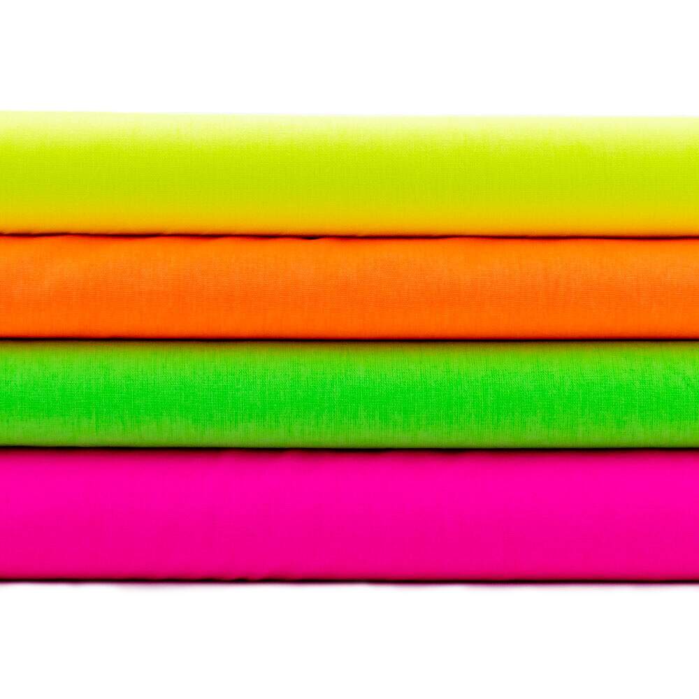 Tecido de Algod o Estampado Meio Metro Cole o Neon Colors