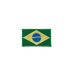 Aplicação Termocolante 6,0x3,8 cm - Bandeira do Brasil M