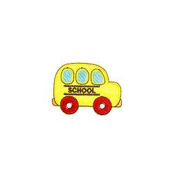 Aplicação Termocolante 6,5x5,0 cm - School Bus