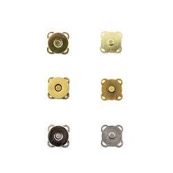 Botão Magnético Costurável para Bolsas e Acessórios 18 mm - Pct c/ 04 unidades