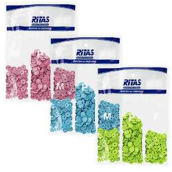 Botão de Pressão Plástico Ritas 10mm - Pct c/ 50 unidades