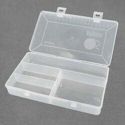 Estojo Plástico Transparente Mini Multiuso 20,5x4,0x11,5 cm 