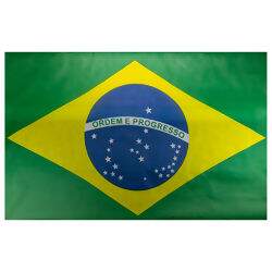 Painel de TNT 1,00 x 1,40 mt - Bandeira do Brasil
