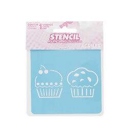 Tecido Tricoline Digital Cupcake Rosa (Cupcake) - Loja Tear