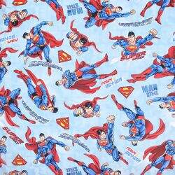 Tecido de Algodão Estampado (Meio Metro) - Superman
