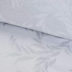Tecido Jacquard Lurex Ramos Prata - 0,50x1,40m