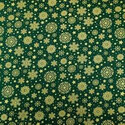tecido-tricoline-natal-flocos-neve-verde-ouro