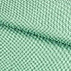 Tecido 100% Poliéster Xadrez 02 mm (Meio Metro) - Xadrez P Verde Bandeira