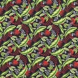 Tecido de Algodão Estampado (Meio Metro) - Folhagens