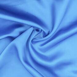 Tecido de Cetim Liso sem Elastano Azul Turquesa - 1 Metro