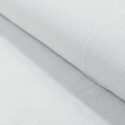 Tecido Fralda Duplo Liso 70 x 70 cm - Branco