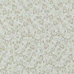 Tecido de Algodão Estampado (Meio Metro) - Palha Floral Bege