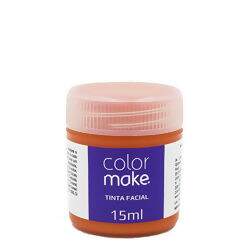Tinta Facial Líquida 15 ml Laranja - Colormake