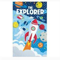 Toalha de Banho Infantil Döhler 70x115cm Astronauta The Explorer