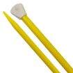 Agulha de Tricô Longa de Plástico - Círculo Tamanho:6,0 mm Amarelo
