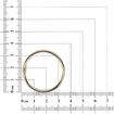 Argola de Metal Articulada 35 mm Ouro - Pct c/ 10 unidades