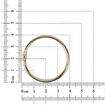 Argola de Metal Articulada 40 mm Ouro - Pct c/ 10 unidades