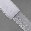 Bordado Inglês 8,0 cm Largura Ref. CTL112 Branco - Peça c/ 13,70 mt