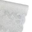 Caminho de Mesa Plástico Rendado 0,50m Largura - 1 Metro Cor: Serena Branco