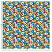 Tecido Chita 100% Algodão 0,50mx1,40m - Ref. 3206V1 Azul/Floral Multicor