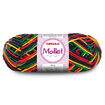 Lã Mollet Multicor 40 gr - Círculo Cor da Lã Mollet Mescla:9294 - Olodum